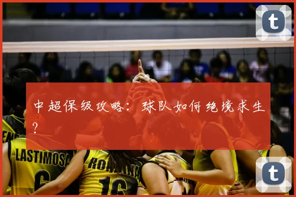 中超保级攻略:球队如何绝境求生?